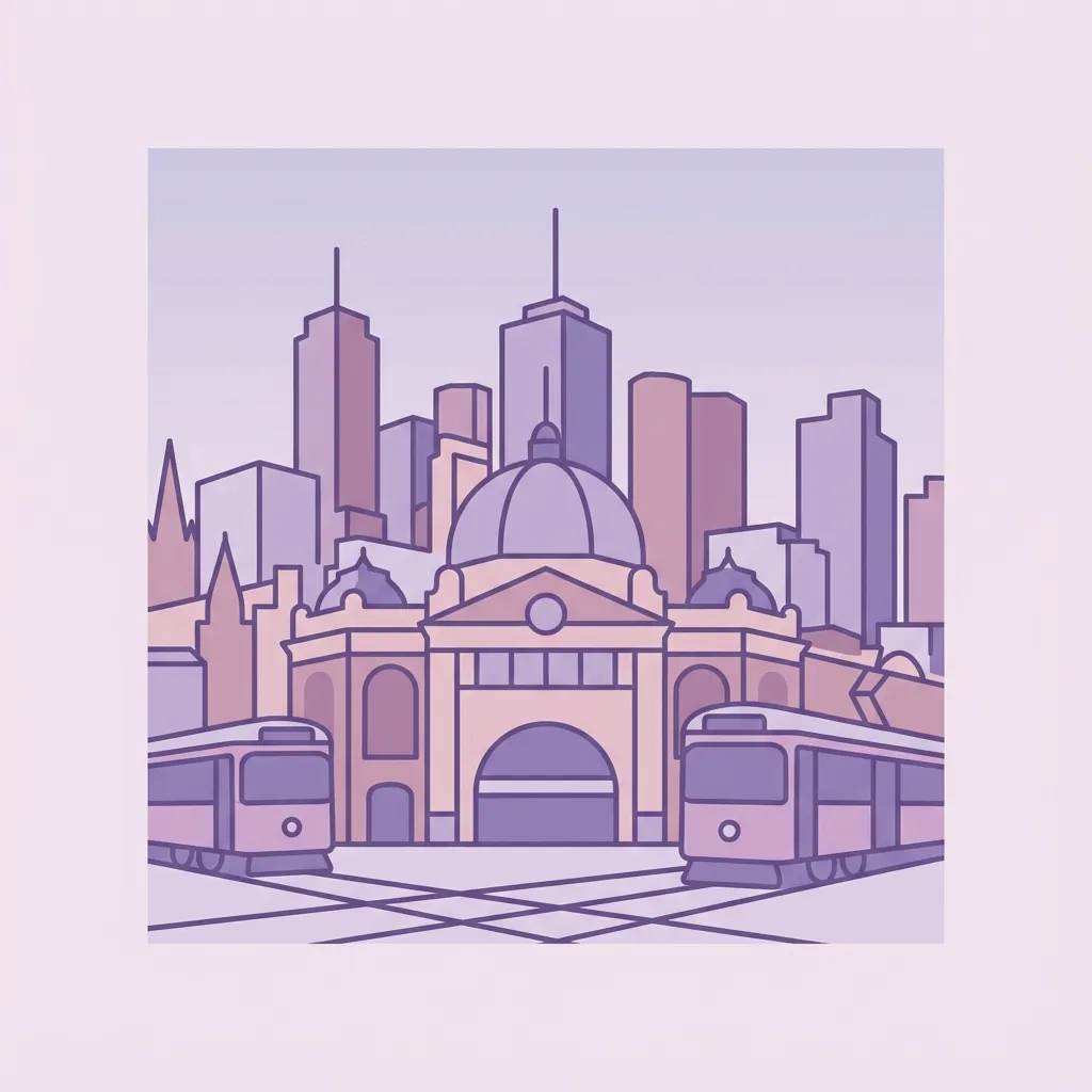 Melbourne illustration